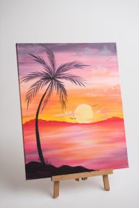 beach scene