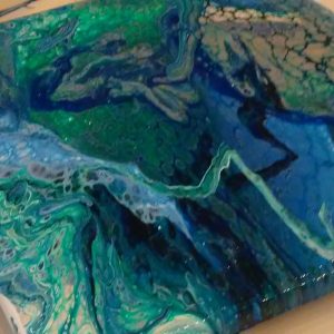 dirty pour painting
